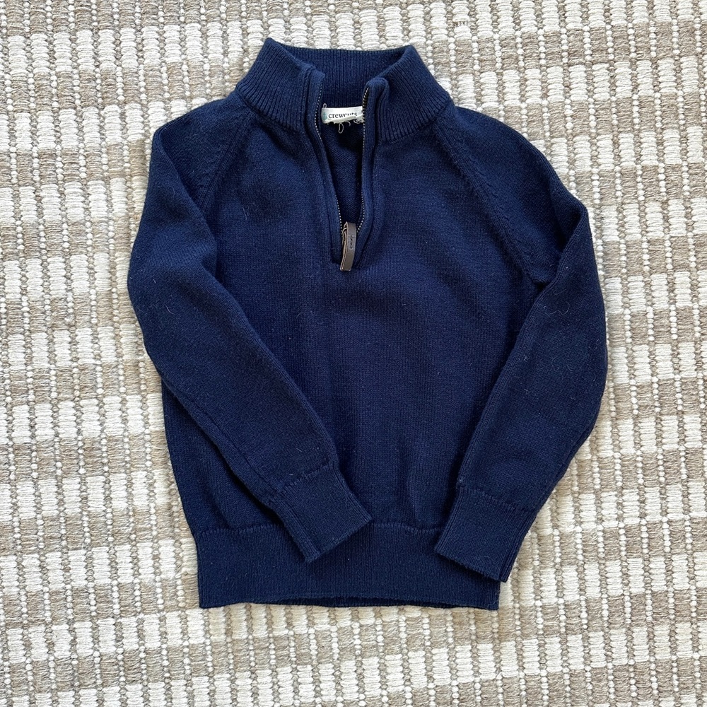 J. Crew Cotton-Cashmere Half-Zip